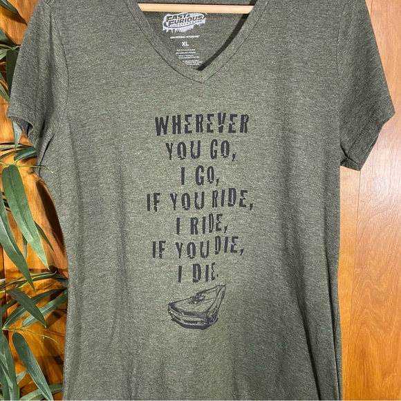 Fast and Furious Supercharged Universal Studios Woman’s T-Shirt XL - Picture 3 of 9